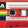 Накопитель USB 2.0 ,32Гб Verbatim Mini Cassette Edition,красный, пластик
