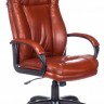 Кресло руководителя Бюрократ CH-879N/BROWN Boroko-37, коричневое, искусственная кожа/искусственная кожа