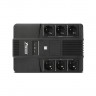 ИБП PowerMan Brick 600,600ВА/360Вт, 6хCEE7 (евророзетка), черный, rtl