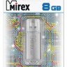 Накопитель USB 2.0 ,8Гб Mirex Color Blade Unit Silver,серебристый, металл