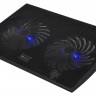 Подставка для ноутбука Digma D-NCP170-2H,17",пластик, 2 кулера 160 мм, черная