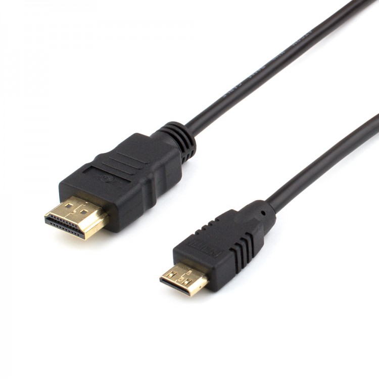 Кабель HDMI-mini HDMI,1м,Atcom AT6153,черный,блистер