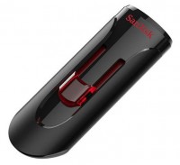 Накопитель USB 3.0, 64Гб SanDisk Cruzer Glide SDCZ600-064G-G35,черный, пластик
